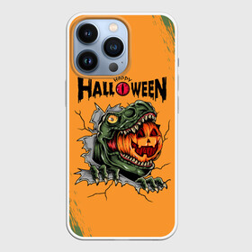 Чехол для iPhone 13 Pro с принтом Т Рекс с тыквой в пасте | Хэллоуин в Курске,  |  | dino | dinosauria | halloween | haloween | t rex | ti rex | trex | дино | динозавр | парк юрского | т рекс | ти рекс | трекс | хеллоин | хеллоуин | хелоин | хелоуин | хэллоин | хэллоуин | хэлоин | хэлоуин | чудовище | юрский период