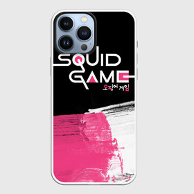 Чехол для iPhone 13 Pro Max с принтом SQUID GAME (LOGO) в Курске,  |  | Тематика изображения на принте: squid game | игра | игра в кальмара | кальмар | сериал