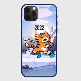 Чехол для iPhone 12 Pro Max с принтом Тигренок  на  самокате в Курске, Силикон |  | 2022 | год тигра | новый год | новый год 2022 | символ года | тигр | тигренок | тигрица | тигры