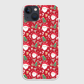 Чехол для iPhone 13 с принтом Дед Мороз (новый год) в Курске,  |  | christmas | merry christmas | santa claus | дед мороз | ёлка | зима | мороз | новый год | подарок | праздник | рождество | с новым годом | санта клаус | снегурочка | снежинки