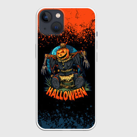 Чехол для iPhone 13 с принтом ПУГАЛО ИЗ ТЫКВЫ | HALLOWEEN в Курске,  |  | halloween | haloween | pumpkin | scarecrow | огородное пугало | пугало | страшила | тыква | хеллоин | хеллоуин | хелоин | хелоуин | хэллоин | хэллоуин | хэлоин | хэлоуин | чучело