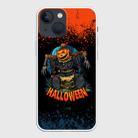 Чехол для iPhone 13 mini с принтом ПУГАЛО ИЗ ТЫКВЫ | HALLOWEEN в Курске,  |  | halloween | haloween | pumpkin | scarecrow | огородное пугало | пугало | страшила | тыква | хеллоин | хеллоуин | хелоин | хелоуин | хэллоин | хэллоуин | хэлоин | хэлоуин | чучело