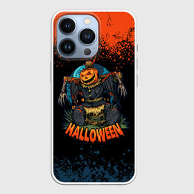 Чехол для iPhone 13 Pro с принтом ПУГАЛО ИЗ ТЫКВЫ | HALLOWEEN в Курске,  |  | halloween | haloween | pumpkin | scarecrow | огородное пугало | пугало | страшила | тыква | хеллоин | хеллоуин | хелоин | хелоуин | хэллоин | хэллоуин | хэлоин | хэлоуин | чучело