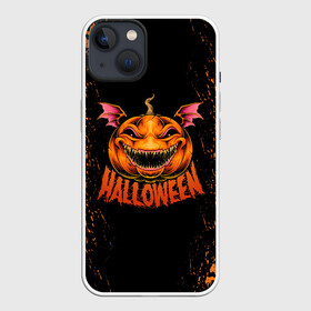 Чехол для iPhone 13 с принтом ВЕСЕЛАЯ ТЫКВА | ХЭЛЛОУИН в Курске,  |  | halloween | haloween | pumpkin | smile pumpkin | веселая тыква | тыква | хеллоин | хеллоуин | хелоин | хелоуин | хэллоин | хэллоуин | хэлоин | хэлоуин