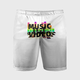Мужские шорты спортивные с принтом Merch   DJ MUSICVIDEO в Курске,  |  | dj | djmusicvideo | music | music video | video
