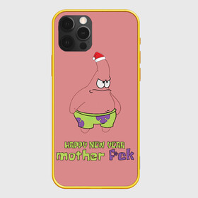 Чехол для iPhone 12 Pro с принтом Патрик новый год   патрик happy new year   patrick star happy new year 3D в Курске, силикон | область печати: задняя сторона чехла, без боковых панелей | Тематика изображения на принте: happy new year | patrick | patrick star | patrick stra new happy year | новый год | патрик | патрик happy new year | патрик мем | патрик новый год | патрик стар