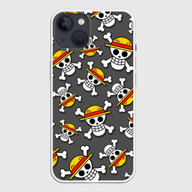 Чехол для iPhone 13 с принтом Ван Пис, Мугивара (узор) в Курске,  |  | anime | monkey d luffy | mugiwara | one piece | аниме | ванпис | манга | манки д лаффи | манки д луффи | мугивара | соломенная шляпа