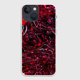 Чехол для iPhone 13 mini с принтом Просто подумай   just think в Курске,  |  | abstract glitch | liquid | абстракция | геометрия | глитч | глич | жидкость | ликвид | милитари | модные узоры жидкости | сознание | узоры