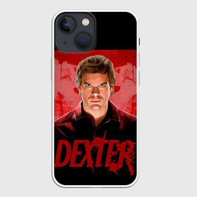 Чехол для iPhone 13 mini с принтом Dexter Декстер портрет постер в Курске,  |  | blood | dexter | dexter morgan | декстер | кровь | майами | мясник | постер | правосудие | судмедэксперт