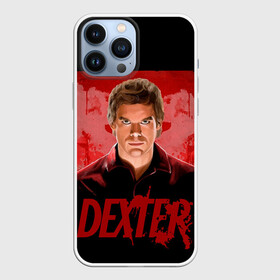 Чехол для iPhone 13 Pro Max с принтом Dexter Декстер портрет постер в Курске,  |  | blood | dexter | dexter morgan | декстер | кровь | майами | мясник | постер | правосудие | судмедэксперт