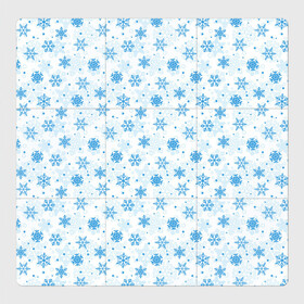 Магнитный плакат 3Х3 с принтом Снежинки (снежные узоры) в Курске, Полимерный материал с магнитным слоем | 9 деталей размером 9*9 см | merry christmas | дед мороз | ёлка | зима | мороз | новый год | подарок | праздник | рождество | с новым годом | сантаклаус | снег | снеговик | снегурочка | снежинки | снежные узоры | узоры