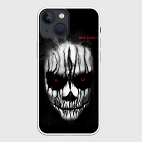 Чехол для iPhone 13 mini с принтом Смерть смотрит на тебя в Курске,  |  | day of the dead | halloween | happy halloween | holiday | looks at you | old woman death | red eyes | skull | день мертвых | красные глаза | праздник | смотрит на тебя | хэллоуин | череп