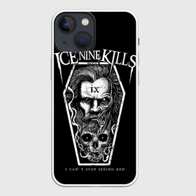 Чехол для iPhone 13 mini с принтом Ice Nine Kills,  I cant stop seeing red в Курске,  |  | heavy metal | ice nine | ice nine kills | ink | группы | метал | музыка | рок