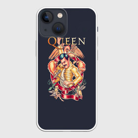 Чехол для iPhone 13 mini с принтом Queen   Фредди Меркьюри в Курске,  |  | freddie mercury | queen | quen | глэм | квин | королева | куин | меркури | меркьюри | музыкант | мэркури | певец | песня | поп | рок группа | фаррух булсара | фредди | фреди | хард | хардрок