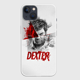 Чехол для iPhone 13 с принтом Dexter Правосудие Декстера в Курске,  |  | darkly dreaming dexter | dexter | dexter morgan | декстер | декстер морган | дремлющий демон декстера | кровь | майами | постер | правосудие декстера | судмедэксперт