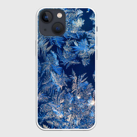 Чехол для iPhone 13 mini с принтом Снежинки макро snowflakes macro в Курске,  |  | christmas | macro | new year | snow | snowflakes | winter | вода | зима | зимний узор | макро | новогоднее настроение | новогодний узор | новый год | рождество | синий | снег | снежинки | холод