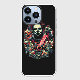 Чехол для iPhone 13 Pro с принтом Welcome to Halloween в Курске,  |  | autumm | christsmas | face | from | ghost | halloween | killer | laurie | leather | michael | myers | mystic | retro | the | view | window | вид | из | кожаное | лицо | лори | майерс | майкл | мистика | окна | осень | призраки | ретро | рож