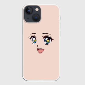 Чехол для iPhone 13 mini с принтом милое аниме лицо в Курске,  |  | anime | аниме | лицо | смайлик | улыбка