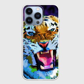 Чехол для iPhone 13 Pro с принтом Рычащий Шархан в Курске,  |  | 2022 | evil face | growling | new year | pop art | predator | tiger | year of the tiger | год тигра | новый год | поп арт | рычащий | тигр | хищник