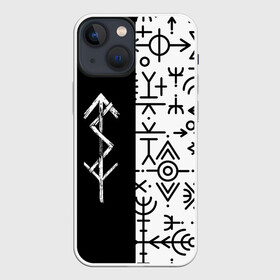 Чехол для iPhone 13 mini с принтом ПАТТЕРН РУНЫ | RUNES (Z) в Курске,  |  | runes | древние знаки | знак рода | знаки | иероглифы | руны | русь | символы | славяне | славянская символика
