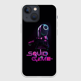 Чехол для iPhone 13 mini с принтом Игра в кальмара   символ круг в Курске,  |  | squid game | аноним | игра в кальмара | игра в кальмаров | игра на выживание | игры | круг | маска | сериал | сотрудник | фильм