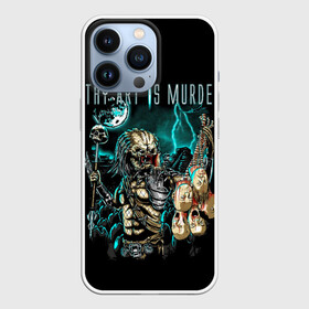 Чехол для iPhone 13 Pro с принтом Thy Art Is Murder   Human Target в Курске,  |  | death metal | deathcore | thy art is murder | группы | дэткор | метал | музыка | рок | хищник