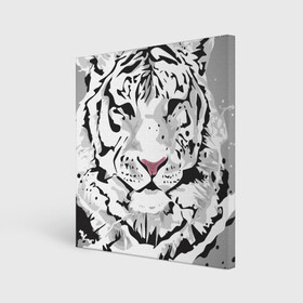 Холст квадратный с принтом Белый снежный тигр в Курске, 100% ПВХ |  | Тематика изображения на принте: 2022 | art | beast | new year | predator | splashes and drops | white tiger | year of the tiger | белый тигр | брызги и капли | год тигра | зверь | искусство | новый год | хищник