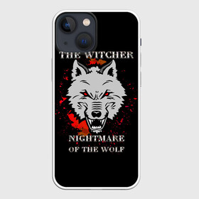 Чехол для iPhone 13 mini с принтом Ведьмак: Кошмар волка в Курске,  |  | geralt | nightmare of the wolf | the witcher | vesemir | witcher | wolf | ведьмак | весемир | волк | геральт