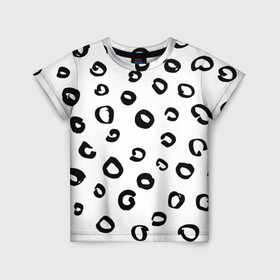 Детская футболка 3D с принтом Леопардовый окрас в Курске, 100% гипоаллергенный полиэфир | прямой крой, круглый вырез горловины, длина до линии бедер, чуть спущенное плечо, ткань немного тянется | дизайнерский | животные | леопард | паттерн | полный принт | тренд | фул