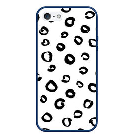 Чехол для iPhone 5/5S матовый с принтом Леопардовый окрас в Курске, Силикон | Область печати: задняя сторона чехла, без боковых панелей | дизайнерский | животные | леопард | паттерн | полный принт | тренд | фул