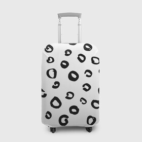 Чехол для чемодана 3D с принтом Леопардовый окрас в Курске, 86% полиэфир, 14% спандекс | двустороннее нанесение принта, прорези для ручек и колес | дизайнерский | животные | леопард | паттерн | полный принт | тренд | фул
