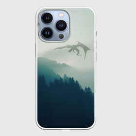 Чехол для iPhone 13 Pro с принтом ДРАКОНЫ НАД ЛЕСОМ   DRAGON в Курске,  |  | dovahkiin | dragon | dragonborn | forest | fus ro dah | skyrim | tes | the elder scrolls skyrim | докавин | драгонборн | драконы | лес | природа | скайрим