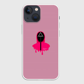 Чехол для iPhone 13 mini с принтом Сотрудник в Курске,  |  | игра | игра в кальмара | кальмар | сериалы | сотрудник