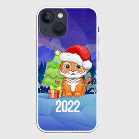 Чехол для iPhone 13 mini с принтом Новый Год тигра 2022 в Курске,  |  | 2022 | год тигра | новый год | новый год 2022 | символ года | тигр | тигренок | тигрица | тигры