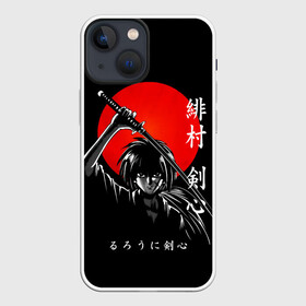Чехол для iPhone 13 mini с принтом Химура Кенсин   Rurouni Kenshin в Курске,  |  | rk | ruroken | rurouni kenshin | samurai x | аниме | бродяга кэнсин | манга | самурай икс | химура