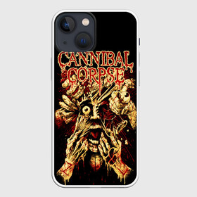 Чехол для iPhone 13 mini с принтом Cannibal Corpse: Evisceration Plague в Курске,  |  | canibal corpse | cannibal corpse | death metal | evisceration plague | группы | дэтметал | канибал корпс | метал | рок