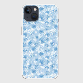 Чехол для iPhone 13 с принтом Морозное Снежное Утро в Курске,  |  | merry christmas | дед мороз | ёлка | зима | мороз | новый год | подарок | праздник | рождество | с новым годом | сантаклаус | снег | снеговик | снегурочка | снежинки | снежные узоры | узоры