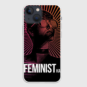 Чехол для iPhone 13 mini с принтом Feministка в Курске,  |  | feminism | feminist | феминизм | феминистка | феминитив