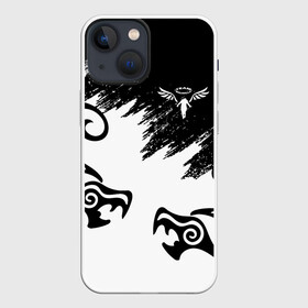 Чехол для iPhone 13 mini с принтом ТОКИЙСКИЕ МСТИТЕЛИ ВАЛЬГАЛЛА в Курске,  |  | anime | draken | mikey | tokyorevengers | valhalla | аниме | вальгала | дракен | иероглифы | кэн | манга | мандзиро | микки | рюгудзи | сано | символы | токийские мстители