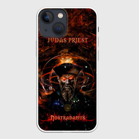 Чехол для iPhone 13 mini с принтом Nostradamus   Judas Priest в Курске,  |  | judas priest | альбом | гленн типтон | джудас прист | йен хилл | ричи фолкнер | роб хэлфорд | рок группа | скотт трэвис | хэвиметалгруппа