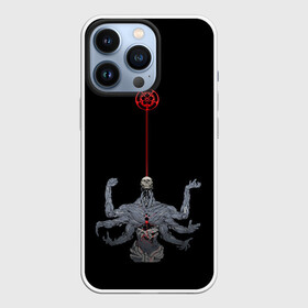 Чехол для iPhone 13 Pro с принтом ложный бог в Курске,  |  | armed | false | god | hands | multi | scull | кровь | многорукий | руки | череп