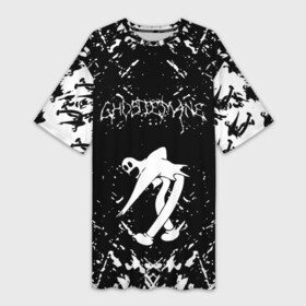 Платье-футболка 3D с принтом GHOSTEMANE BLACK FOREST. в Курске,  |  | 1930 | blackmage | eric whitney | ghost | ghoste | ghostemane | ghostemane andromeda | ghostemane mercury | ghostmane | kreep | mane | mercury | music | nihil | noise | rap | trap | trash | venom | гостмейн | треш