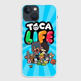 Чехол для iPhone 13 mini с принтом TOCA BOCA WORLD, ТОКА БОКА ГЕРОИ И ЕГО ЗВЕРИ в Курске,  |  | digital toys | gamer | games | helicopter taxi | pets | toca boca | toca hair salon | toca kitchen | toca life | toca life city | toca life worl | toca tea party | video games | игры