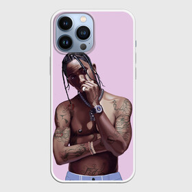 Чехол для iPhone 13 Pro Max с принтом Задумчивый Трэвис в Курске,  |  | hip hop | rap | rep | travis scott | исполнители | исполнитель | музыка | реп | трвис скотт | тревис скотт