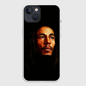 Чехол для iPhone 13 с принтом Bob Marley Art в Курске,  |  | Тематика изображения на принте: bob marley | reggi | reggy | боб марли | исполнители | исполнитель | музыка | регги