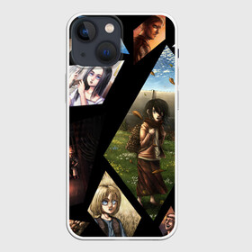 Чехол для iPhone 13 mini с принтом Атака титанов портреты. в Курске,  |  | attack on titan | monsters | атака титанов | монстры | титаны