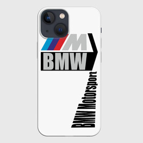 Чехол для iPhone 13 mini с принтом BMW  Motorsport в Курске,  |  | bmw | автоспорт | бмв | логотипы | надписи | немецкая классика | немецкие машины
