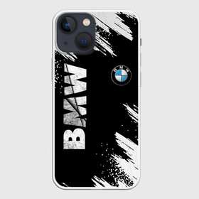 Чехол для iPhone 13 mini с принтом BMW GRUNGE | БМВ ГРАНЖ в Курске,  |  | bmw | grunge | авто | автомобиль | бмв | гранж | краска | лого | логотип | марка | машина | модель | потертости