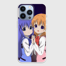 Чехол для iPhone 13 Pro с принтом Gochuumon wa Usagi Desu ka | Cocoa, Chino  Tippi в Курске,  |  | anime | chino kafuu | gochuumon wa usagi desu ka | hot cocoa | аниме | заказывали кролика | кокоа хото | чино кафу