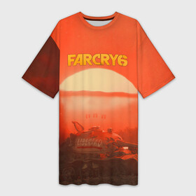 Платье-футболка 3D с принтом Far Cry 6  Libertad в Курске,  |  | art | cry | far | game | libertad | shooter | sunset | tank | арт | закат | край | танк | фар | шутер